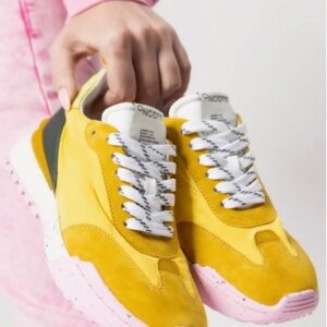 NEW ONCEPT women's BROOKLYN sneakers - 8.5M in Yellow Multi